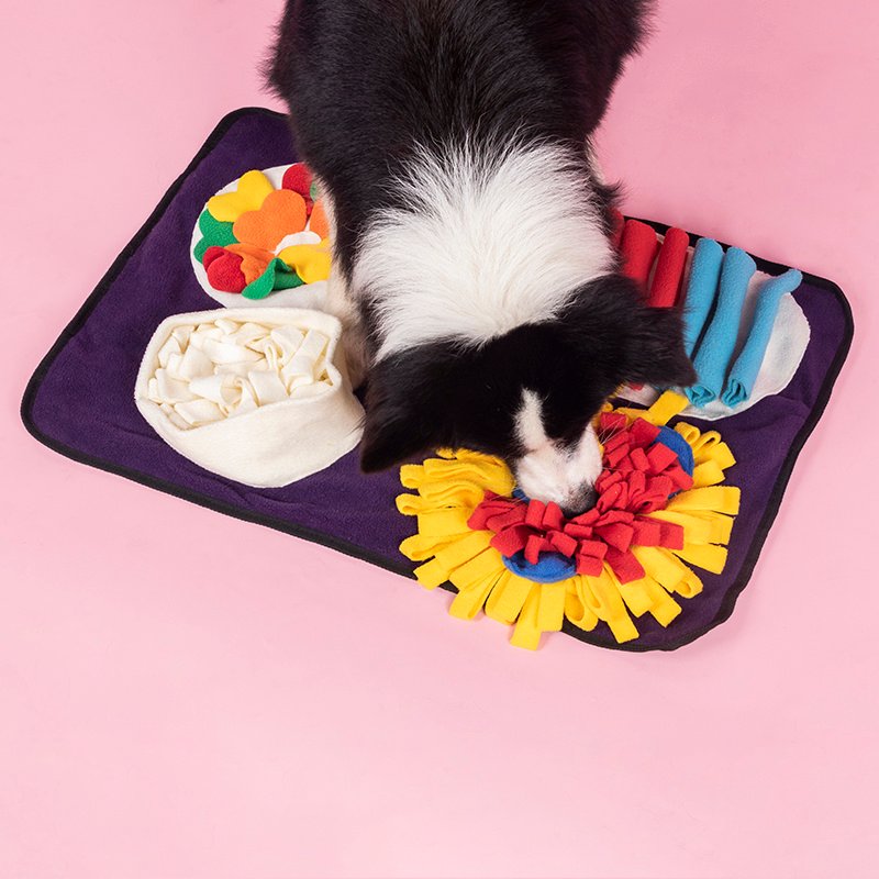 Italian Feast Snuffle Mat Interactive Dog Foraging Mat, Encourage Natural Foraging Skills, Durable And Machine Washable, Suitable For Large Medium Small Dogs - Image 4