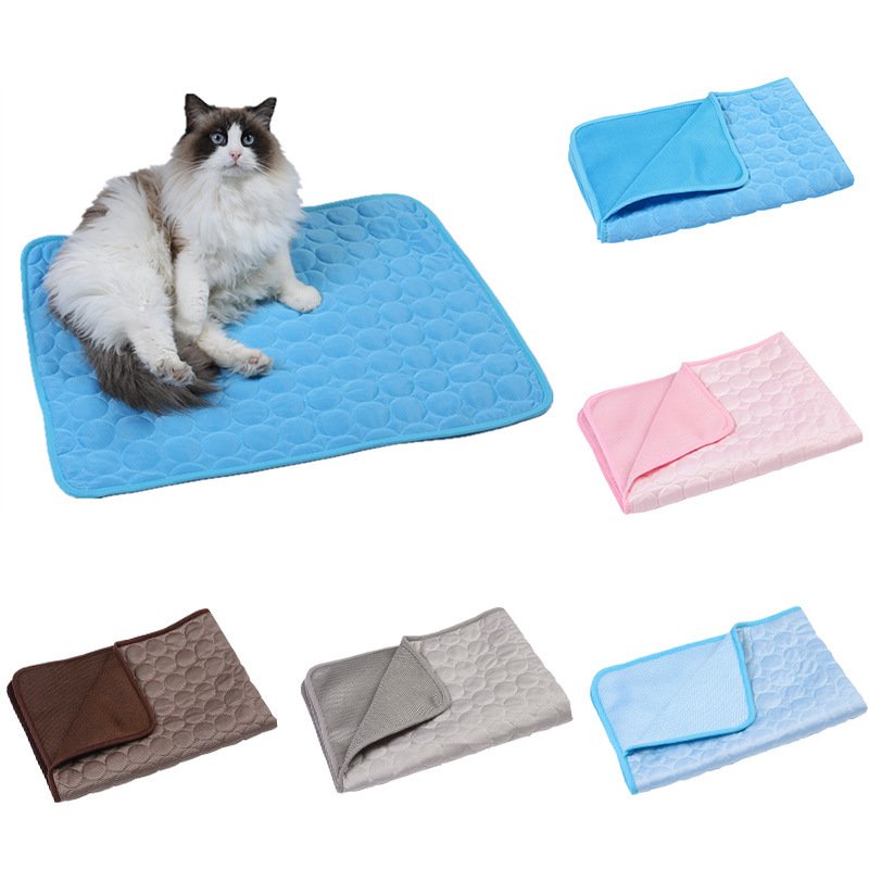Summer Cooling Pet Sleeping Ice Silk Mat - Image 5