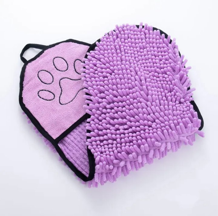 Dog Bath Robe Towel Quick Dry Pet Soft Towel Fiber Absorbent Cat Bath Towel Convenient Pet Cleaning Washcloth Thicken Durable - Image 9