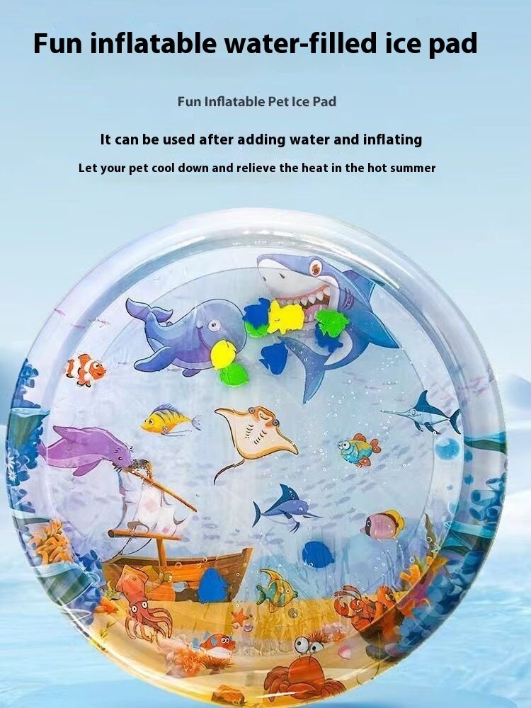 Summer Cooling Pet Water Bed Cushion Ice Pad Dog Sleeping Square Mat For Puppy Dogs Cats Pet Kennel Cool Cold - Image 5