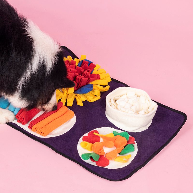 Italian Feast Snuffle Mat Interactive Dog Foraging Mat, Encourage Natural Foraging Skills, Durable And Machine Washable, Suitable For Large Medium Small Dogs - Image 10